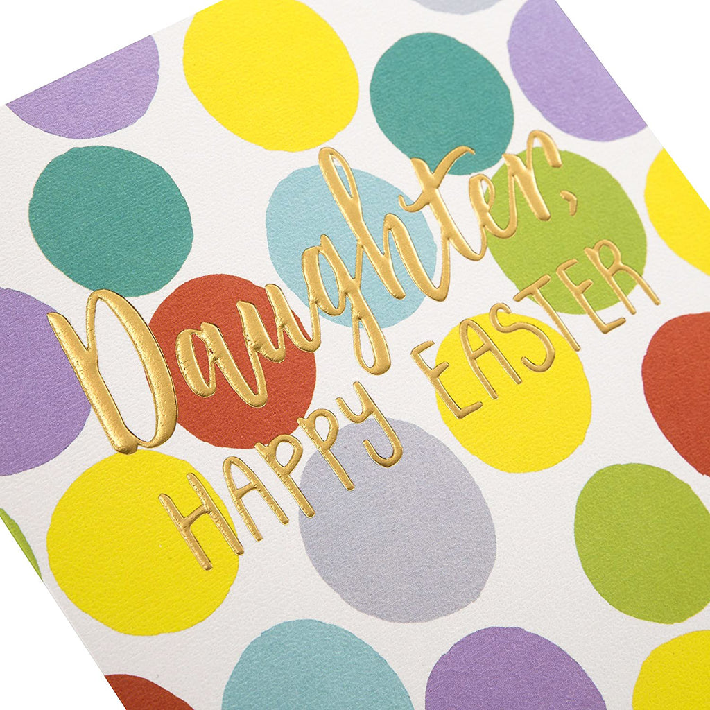 Easter Card for Daughter - Embossed Text Studio Collection Design