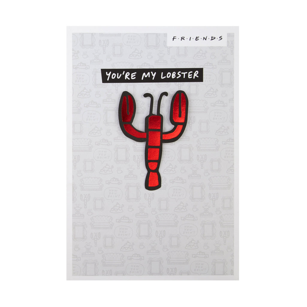 Any Occasion Love Card - Fun Friends™ Lobster Design