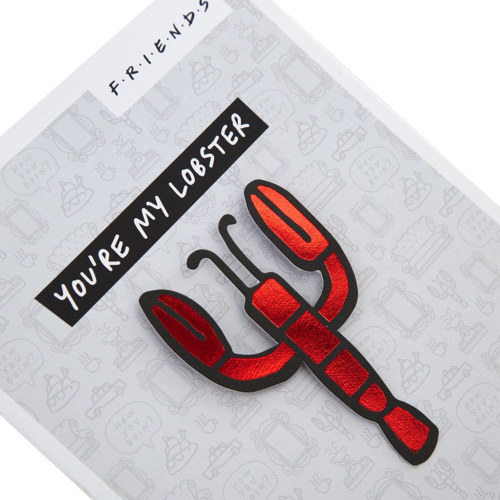 Any Occasion Love Card - Fun Friends™ Lobster Design