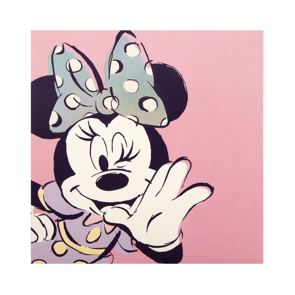 Any Occasion Blank Card - Cute Disney Minnie Mouse Design