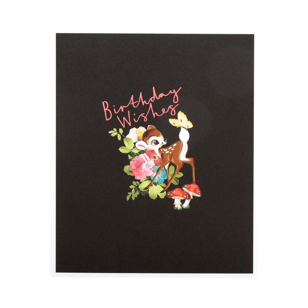 Birthday Card - Retro Disney Bambi Design