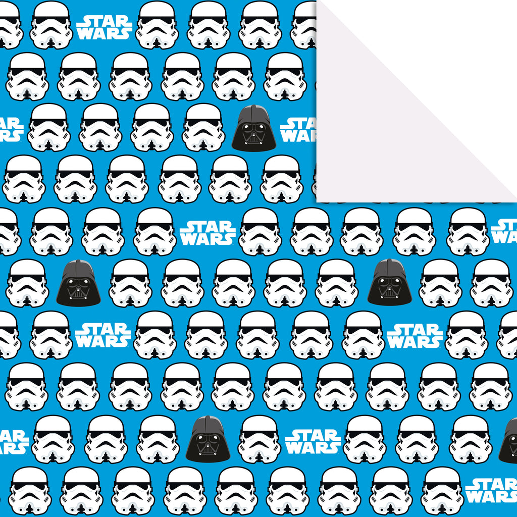 2 Gift Sheets & Gift Tag Pack - Star Wars™ Darth Vader & Stormtroopers Design