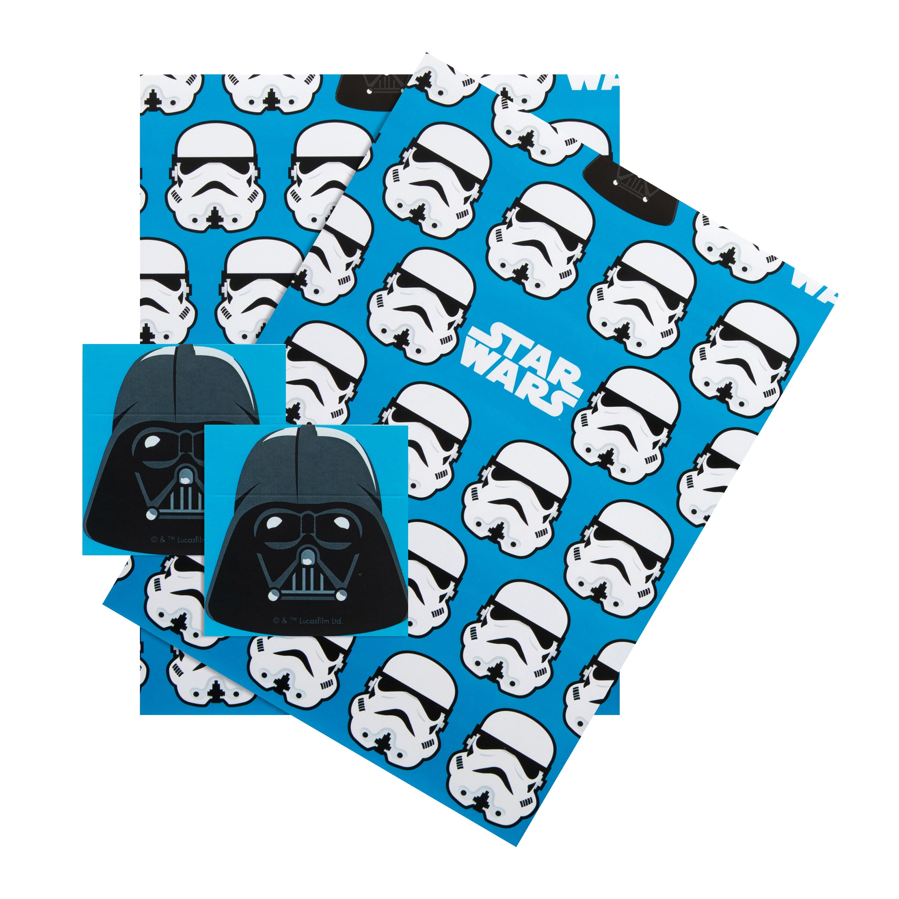 2 Gift Sheets & Gift Tag Pack - Star Wars™ Darth Vader & Stormtroopers –  Hallmark
