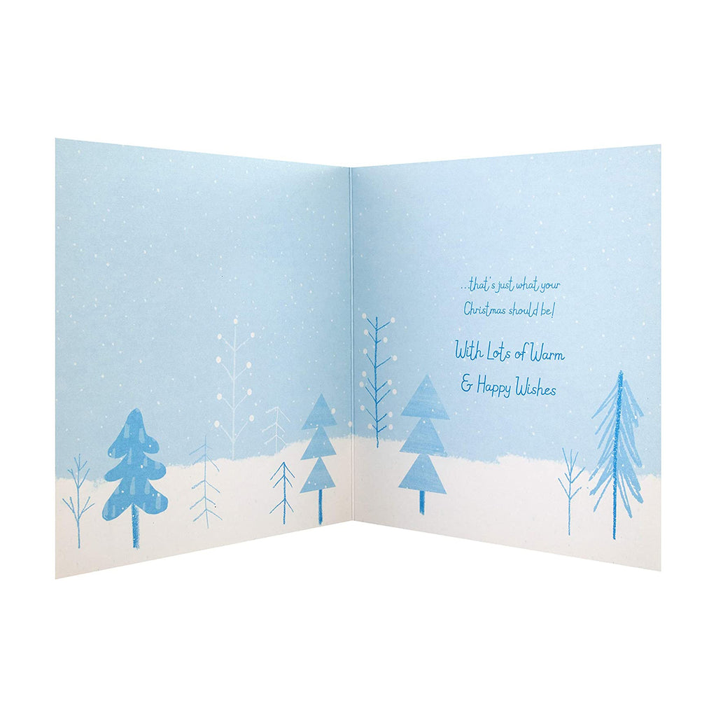 Christmas Card for Nephew - Cute Reindeer Design