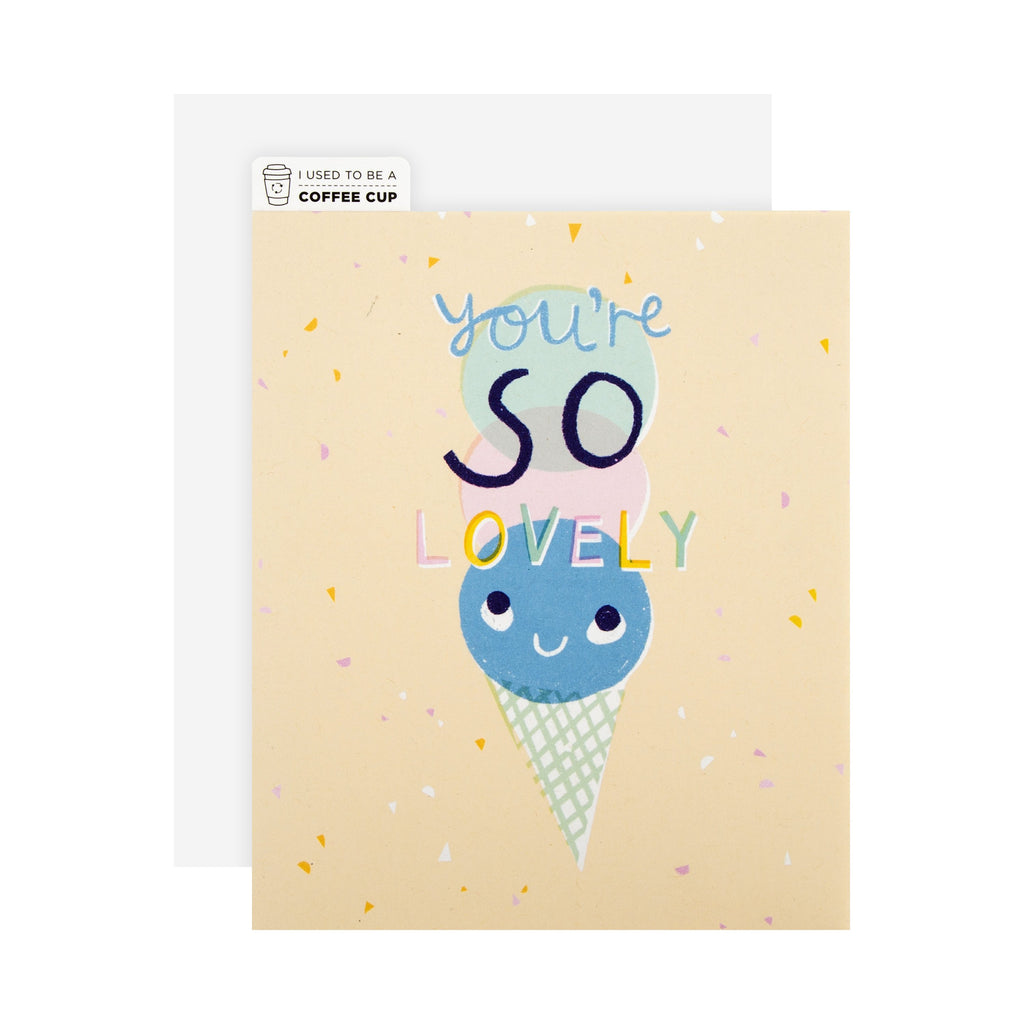 Birthday Card - Cute Illustrated CupCycling Collection Design