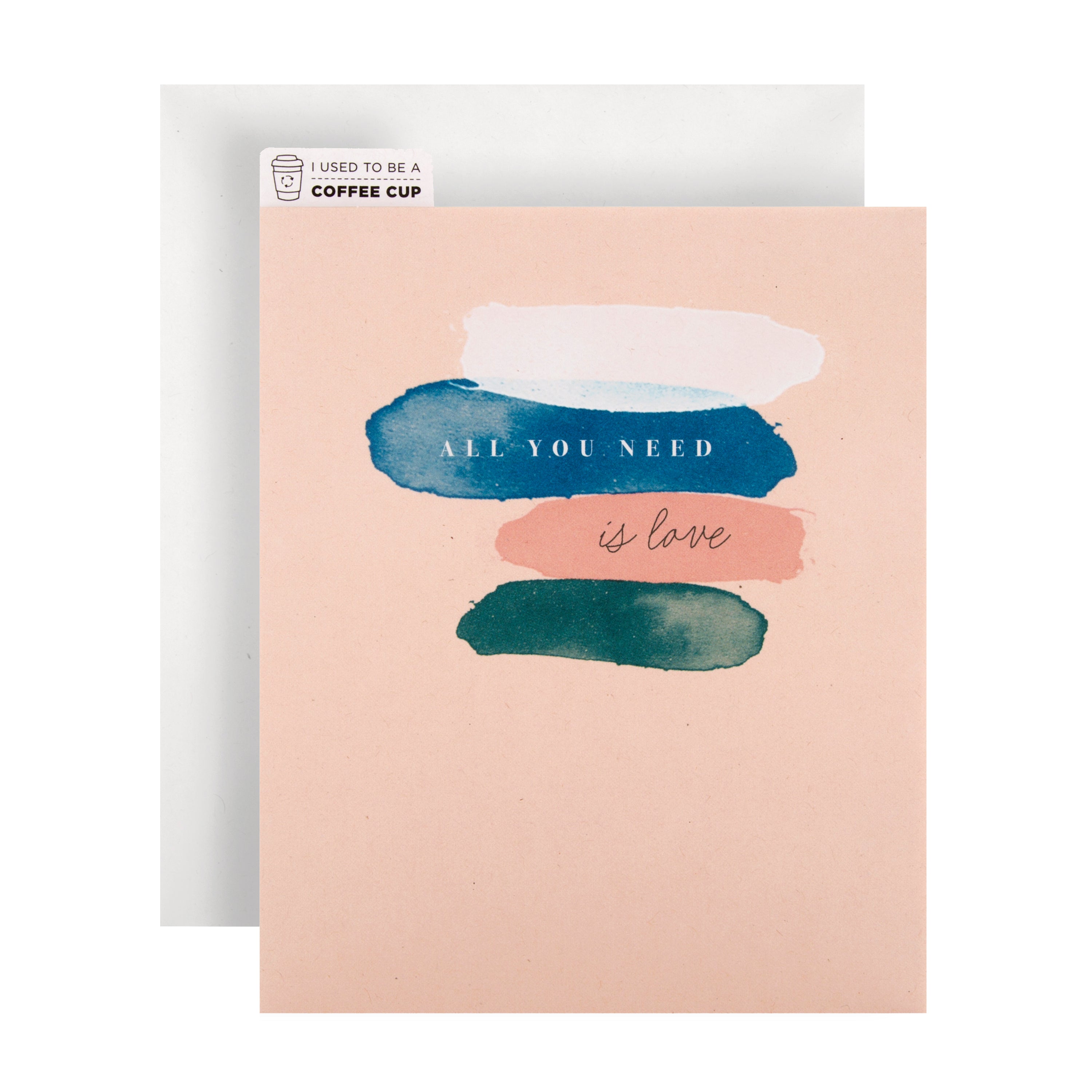 Cupcycling™ Love Card Classic Watercolour Design
