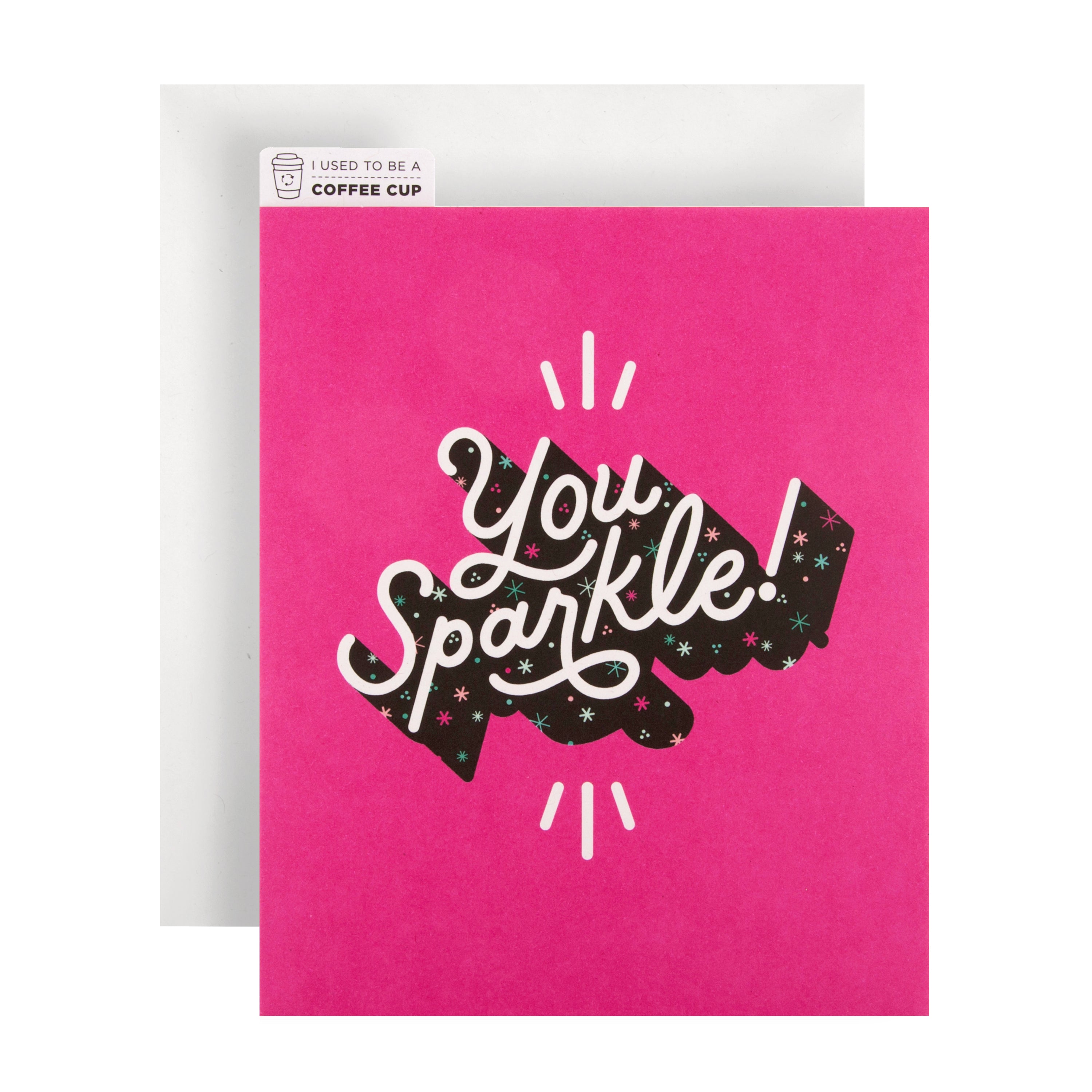 Cupcycling™ Any Occasion Card Contemporary Graphic Text Design