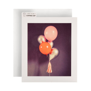 Cupcycling™ Celebration Card - Contemporary Balloons Design