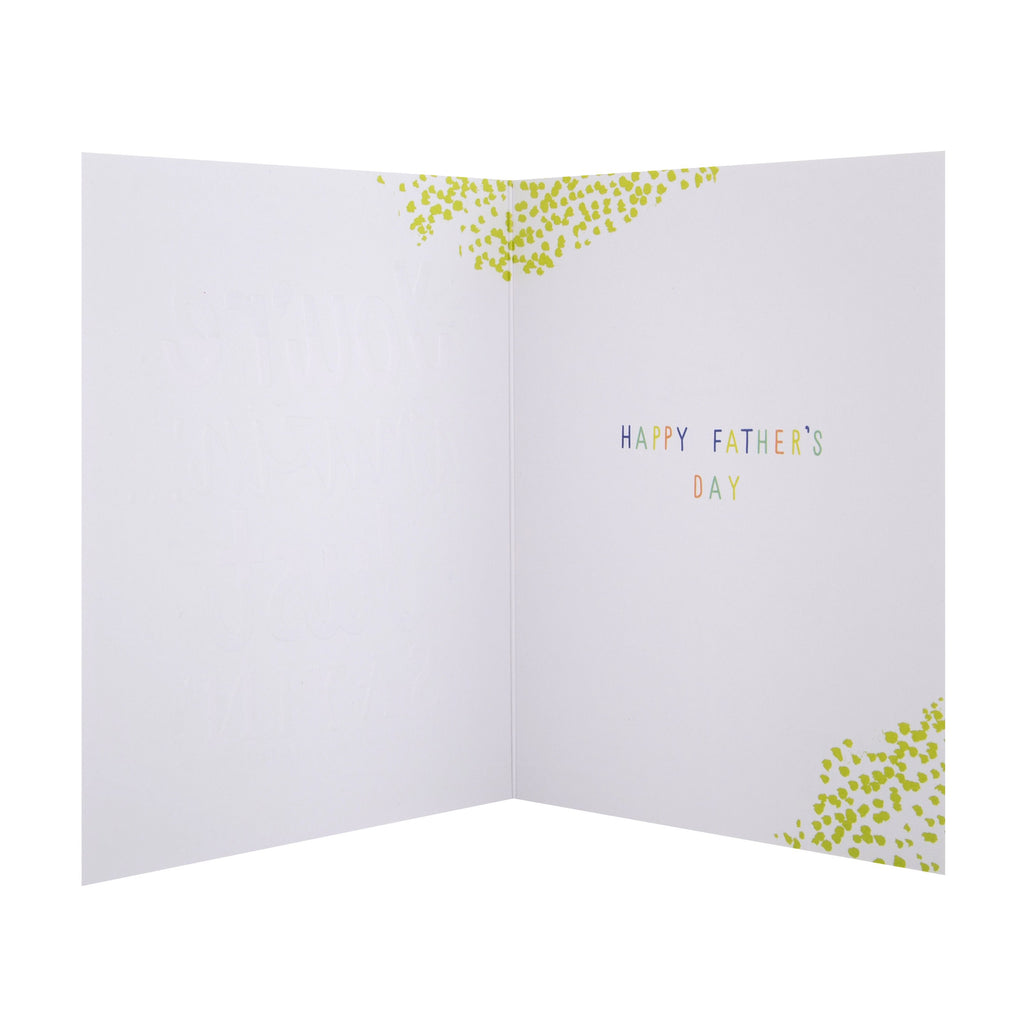 Father's Day Card - Contemporary Text Design