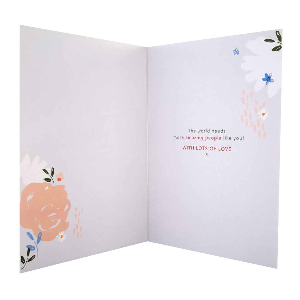 Recyclable Mother's Day Card - Large Cute Forever Friends Design