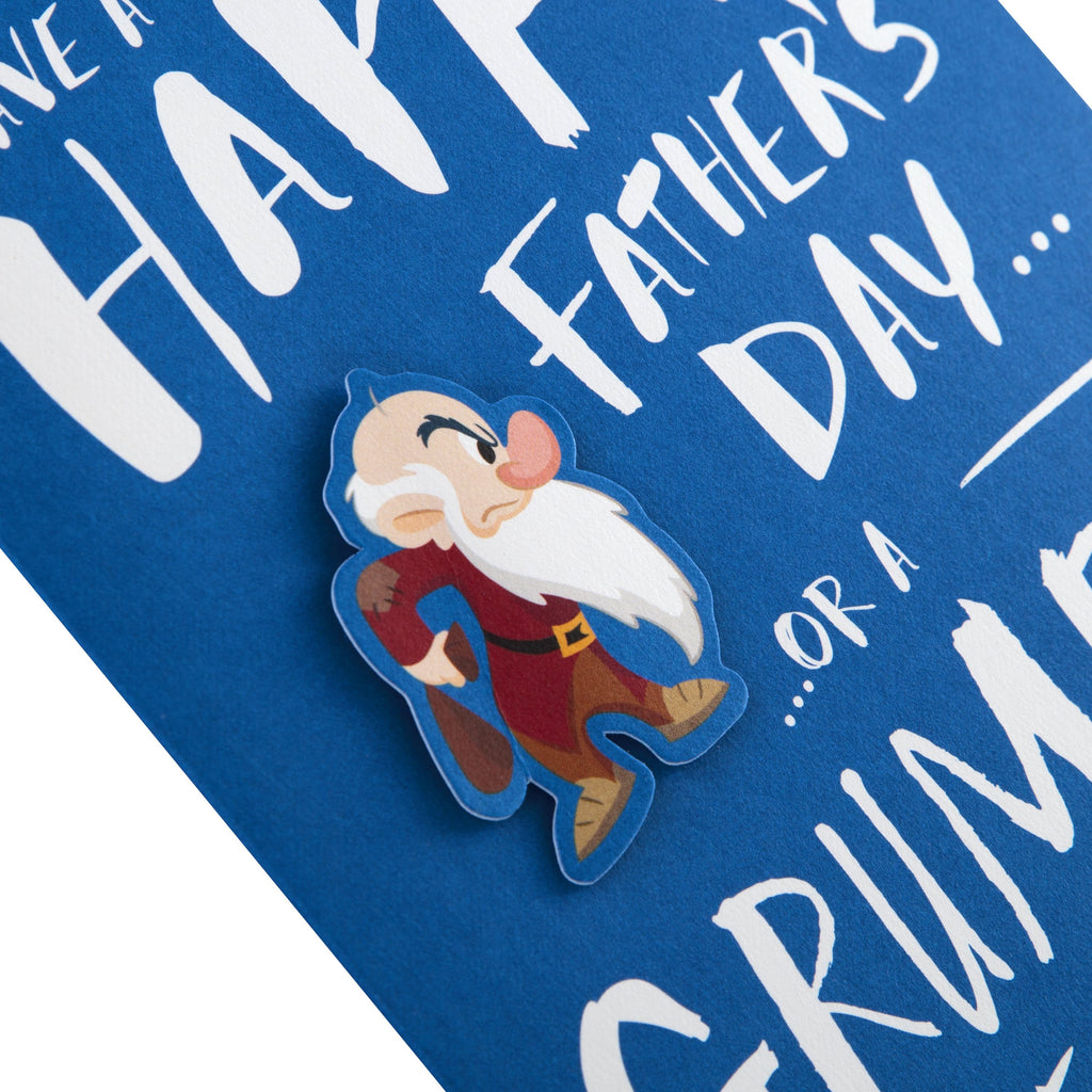 Father's Day Card - Disney Grumpy Design