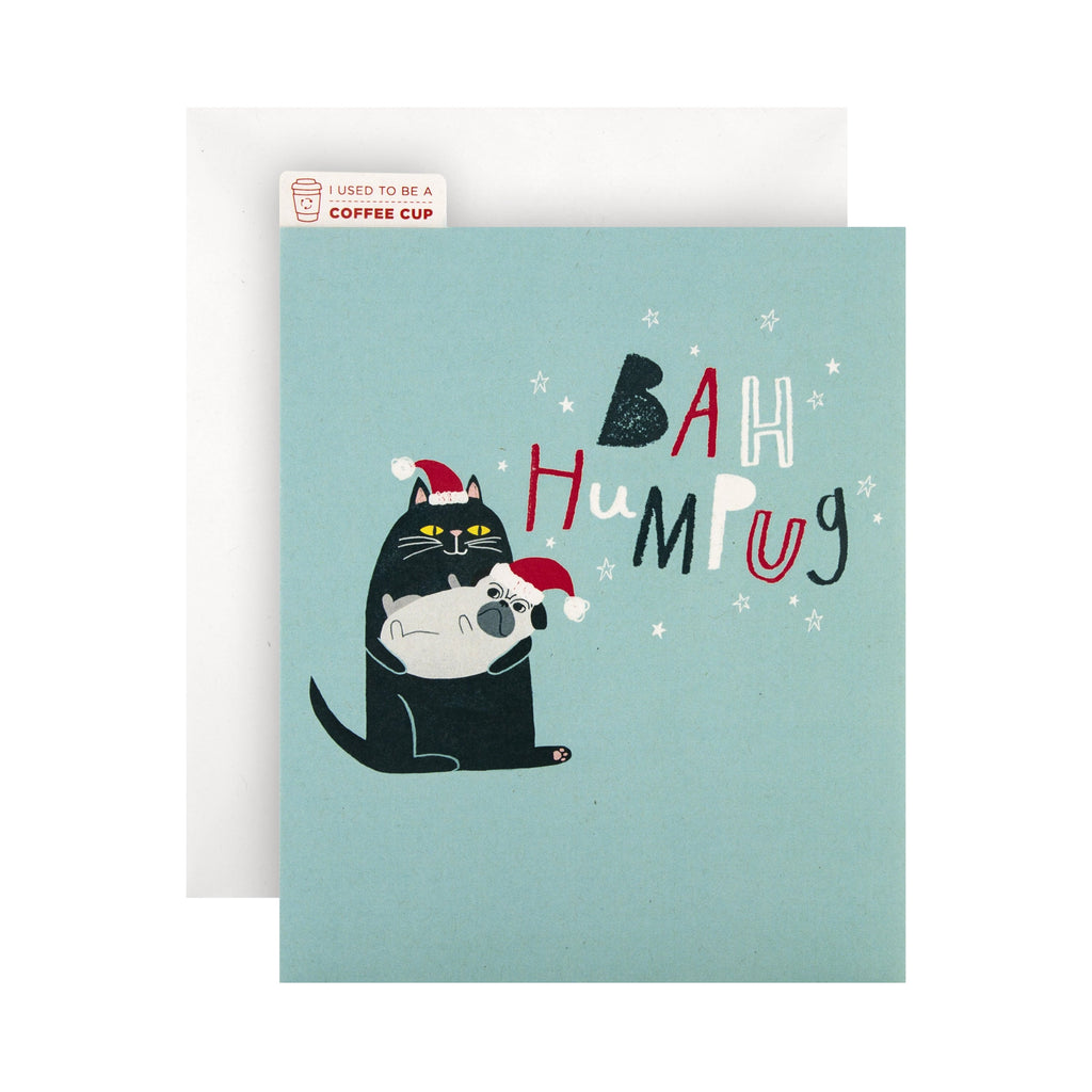 General Christmas Card - Quirky Croppers CupCycled™ Humpug Design