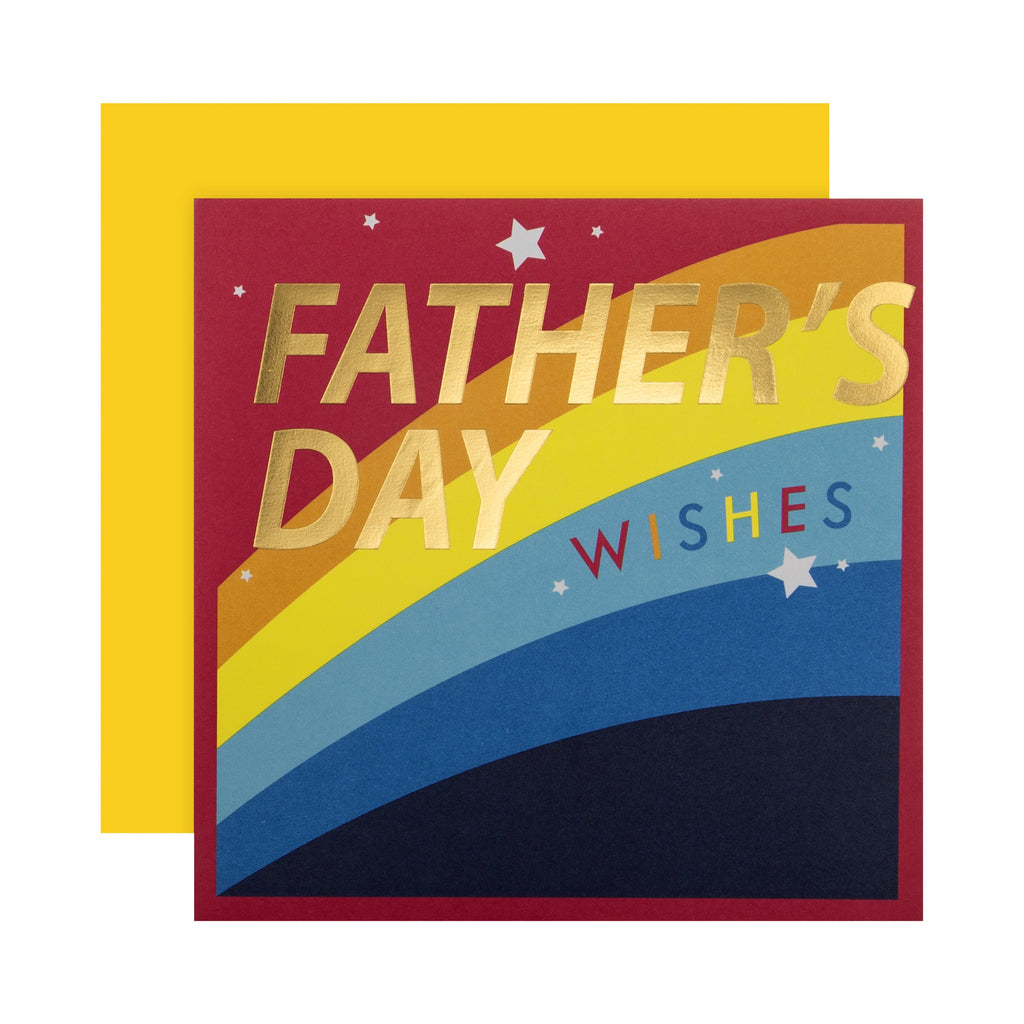 Father's Day Card - Colourful Contemporary Graphic Design