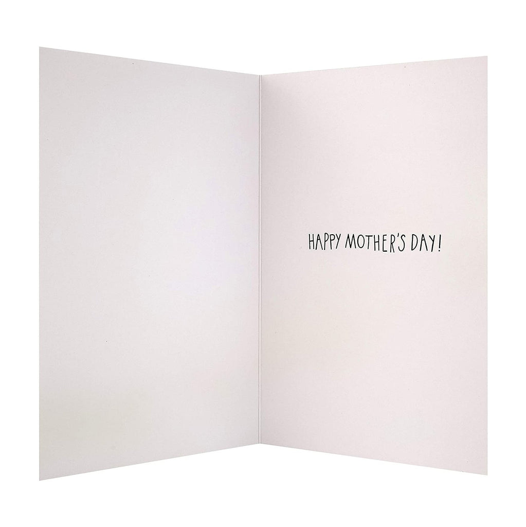 Recyclable Mother's Day Card for Mum - Contemporary Text Based Design