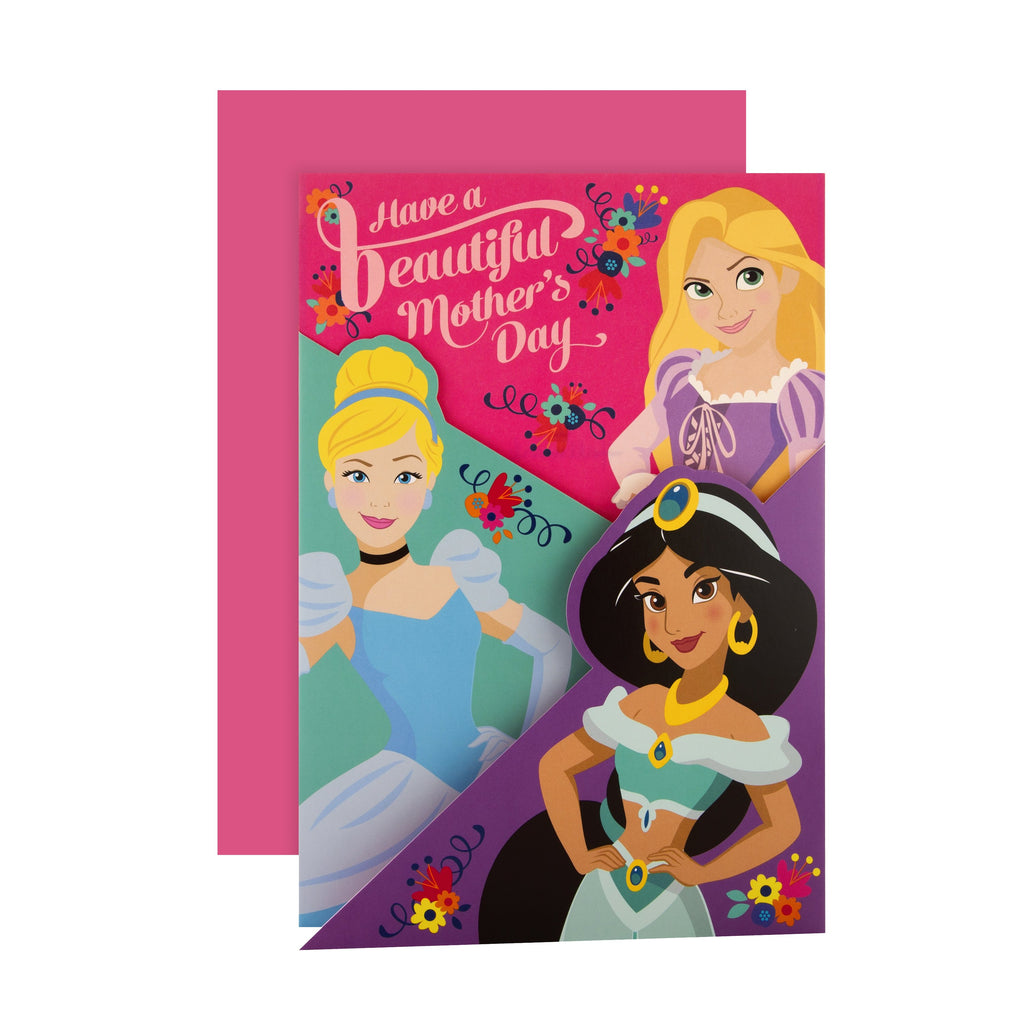 Mother's Day Card - Fun Disney Princess Design