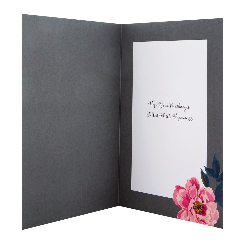 Birthday Card for Sister-in-Law- Elegant Floral Design