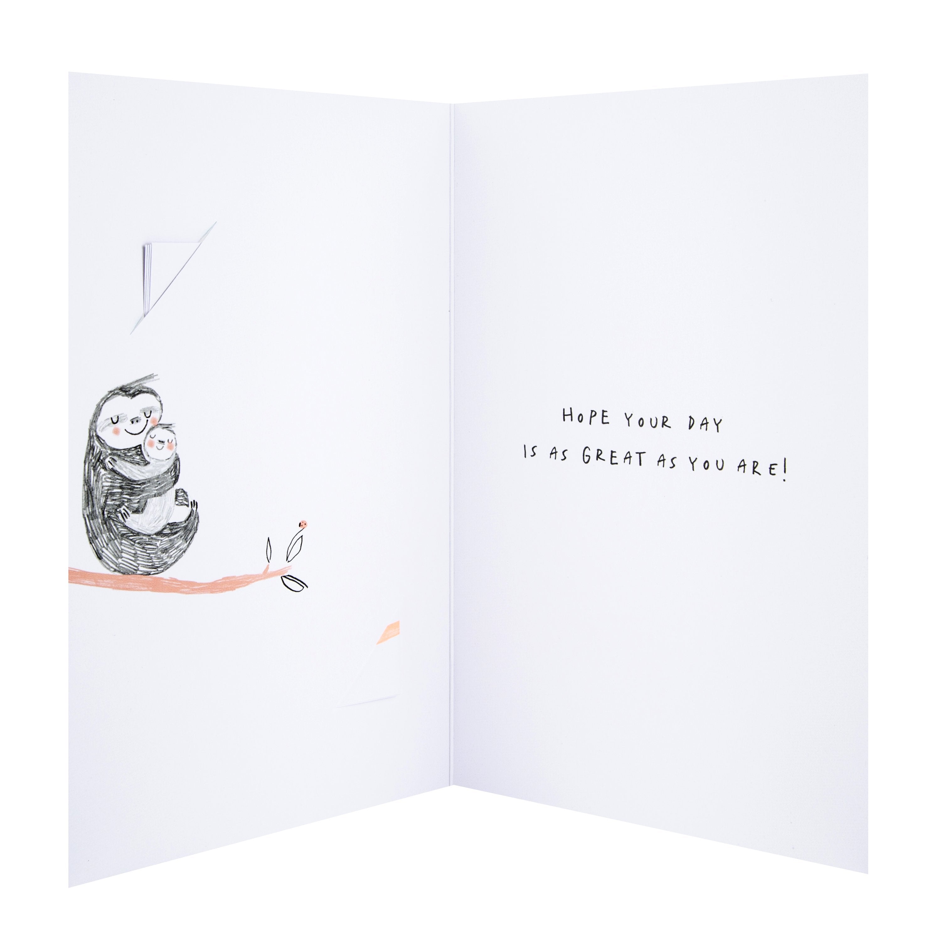 Father's Day Card - Cute Sloth Design – Hallmark