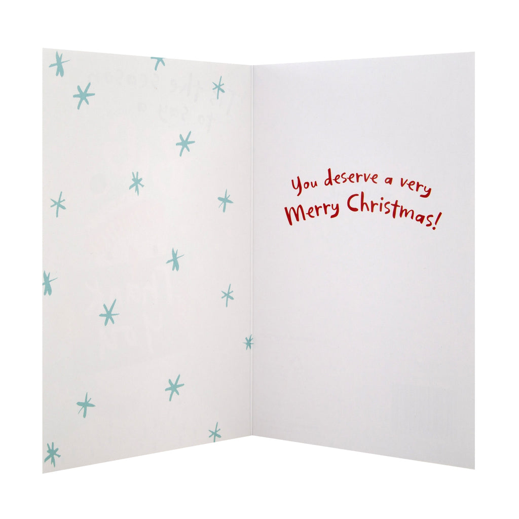 Christmas Thank You Card - Contemporary 'State of Kind' Design