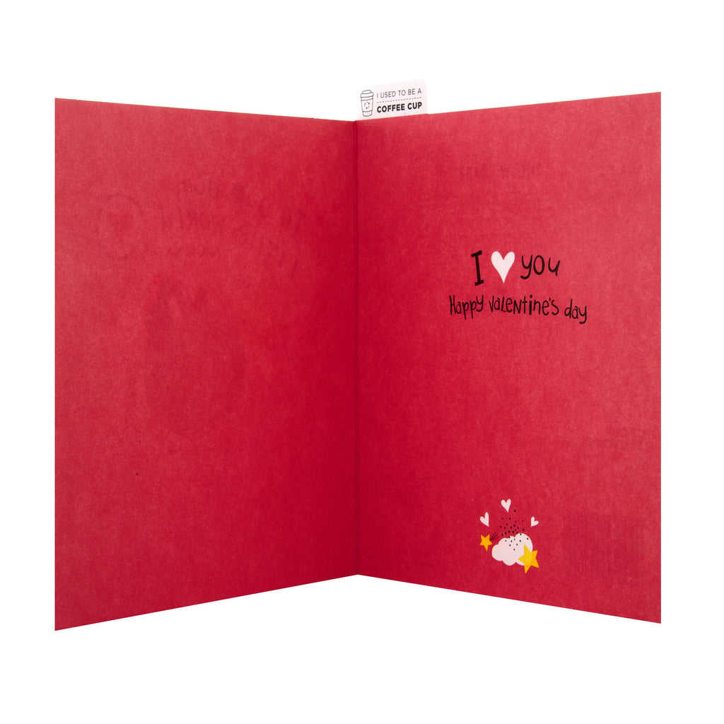 Valentine Card - CupCycled™ 'Our Own World' Design