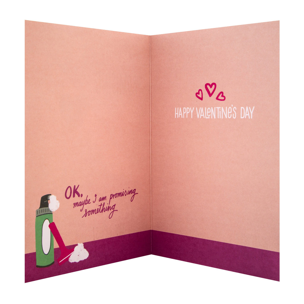 Funny Valentine Card - Contemporary Illustrated Design