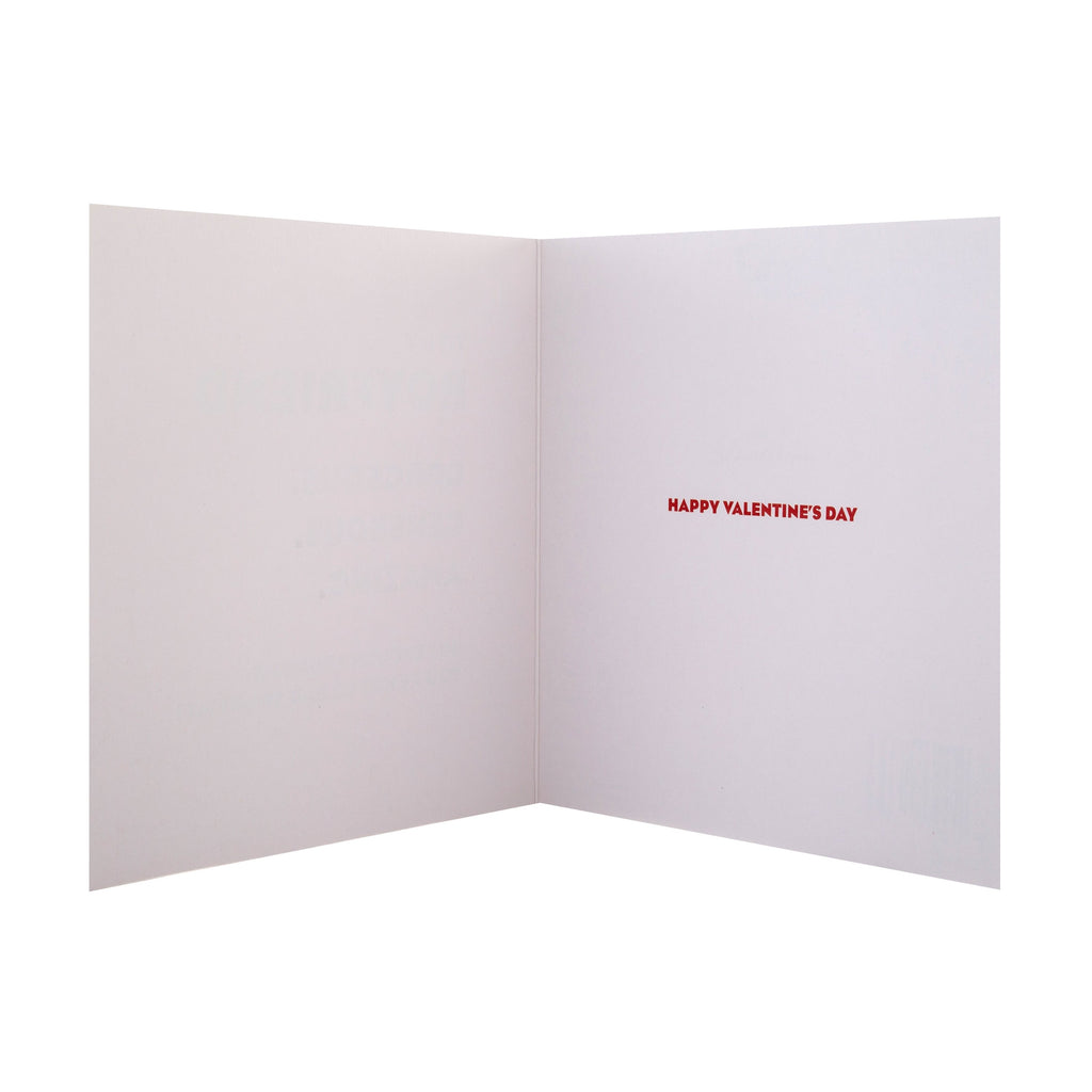 Valentine Card for Boyfriend - Contemporary Text Design