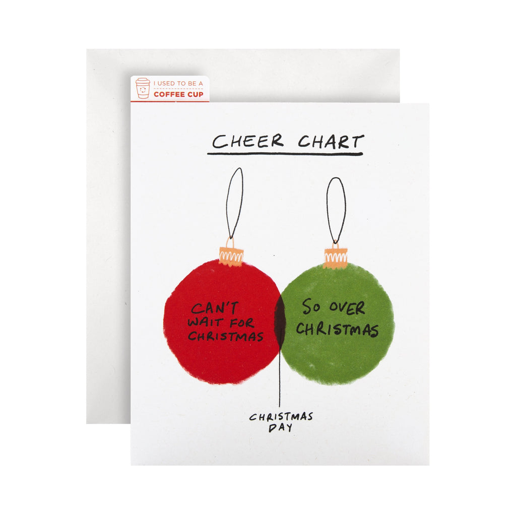 Funny Christmas Card - Contemporary Croppers CupCycled™ Design