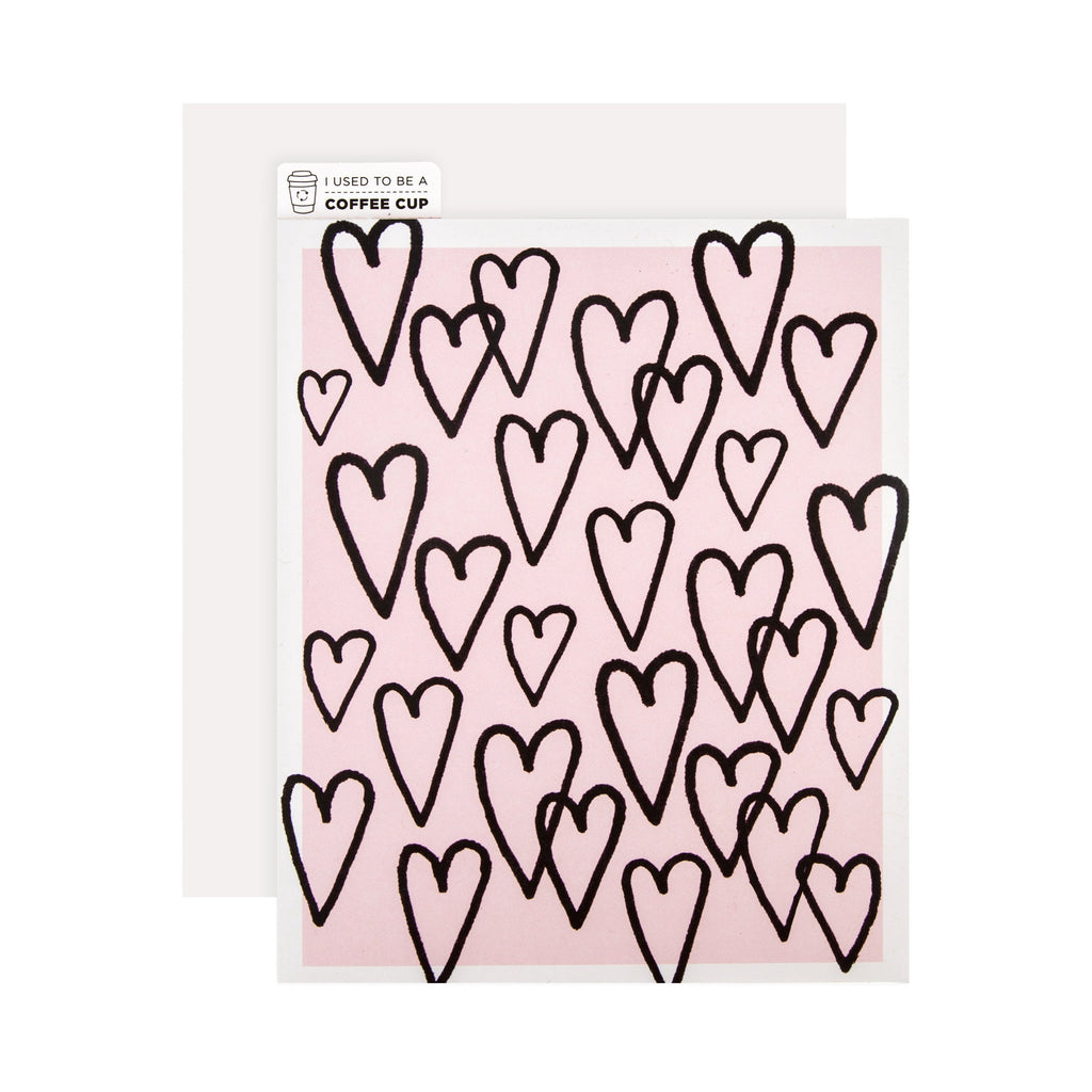 Valentine Card - CupCycled™ Hearts Design