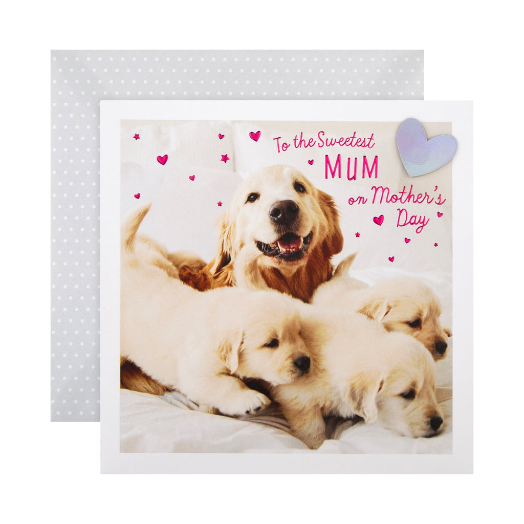 Recyclable Mother's Day Card for Mum - Cute Photographic Design