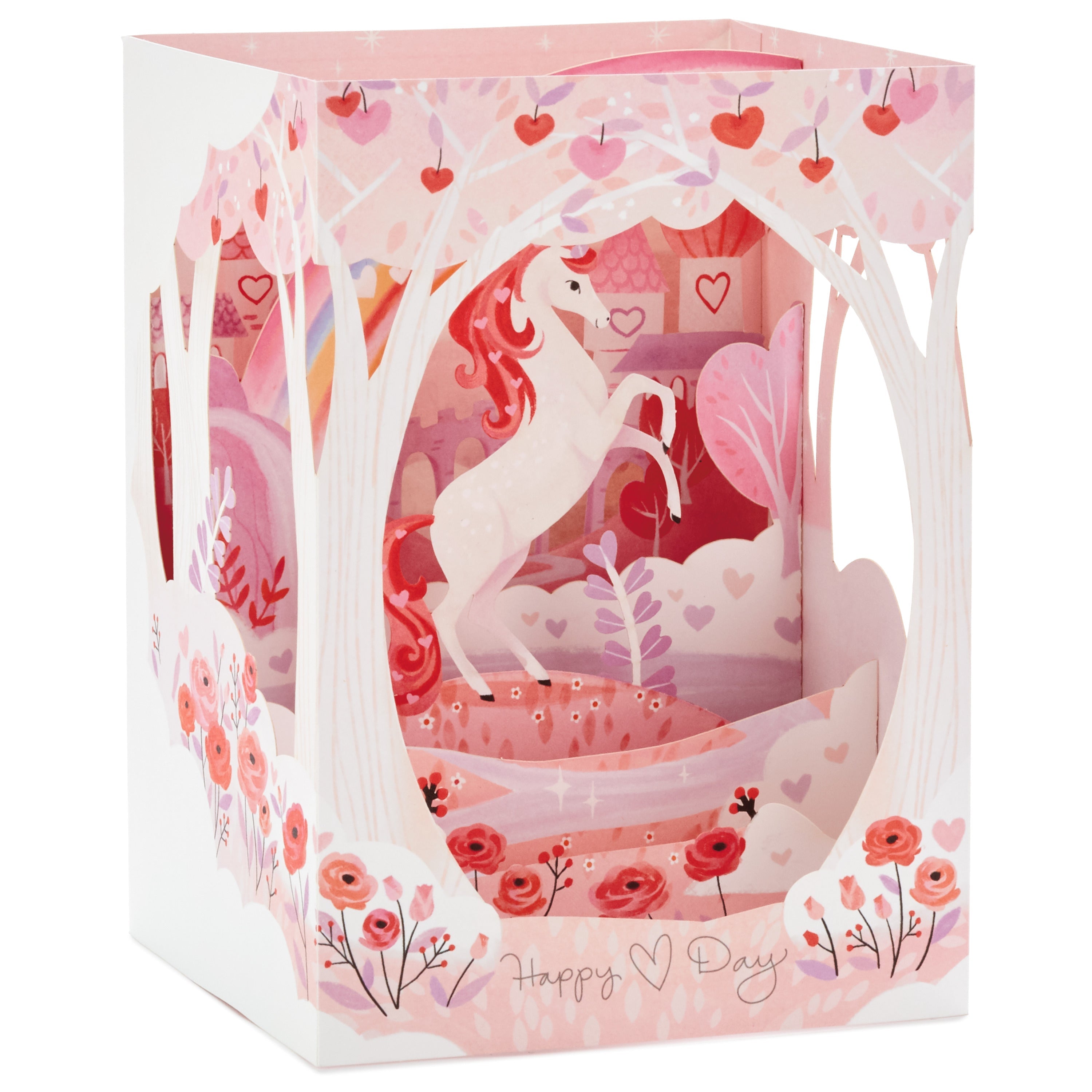 General 3D Pop Up Valentines Day Card Magical Unicorn Design