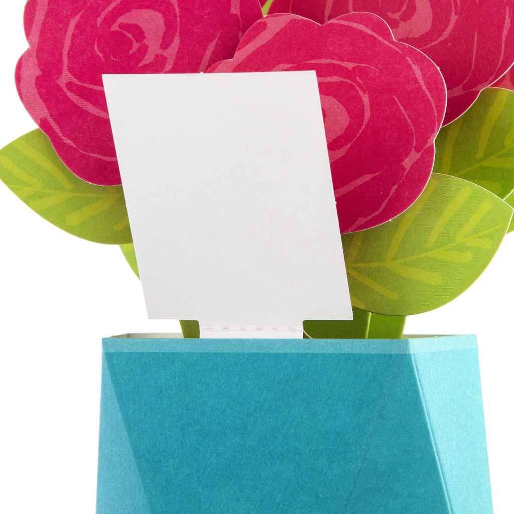 Recyclable Mother's Day Card for Mum - Pop-up Flowers Design