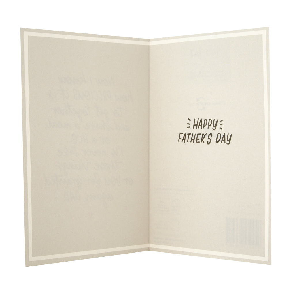 Father's Day Card for Dad - Heartfelt Text Led 'State of Kind' Design