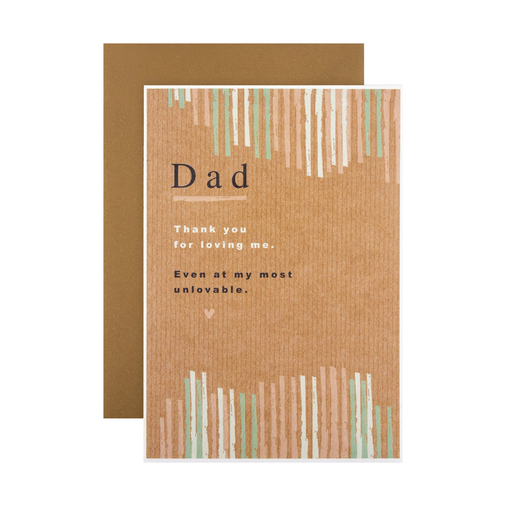 Father's Day Card for Dad - Contemporary 'State of Kind' Design