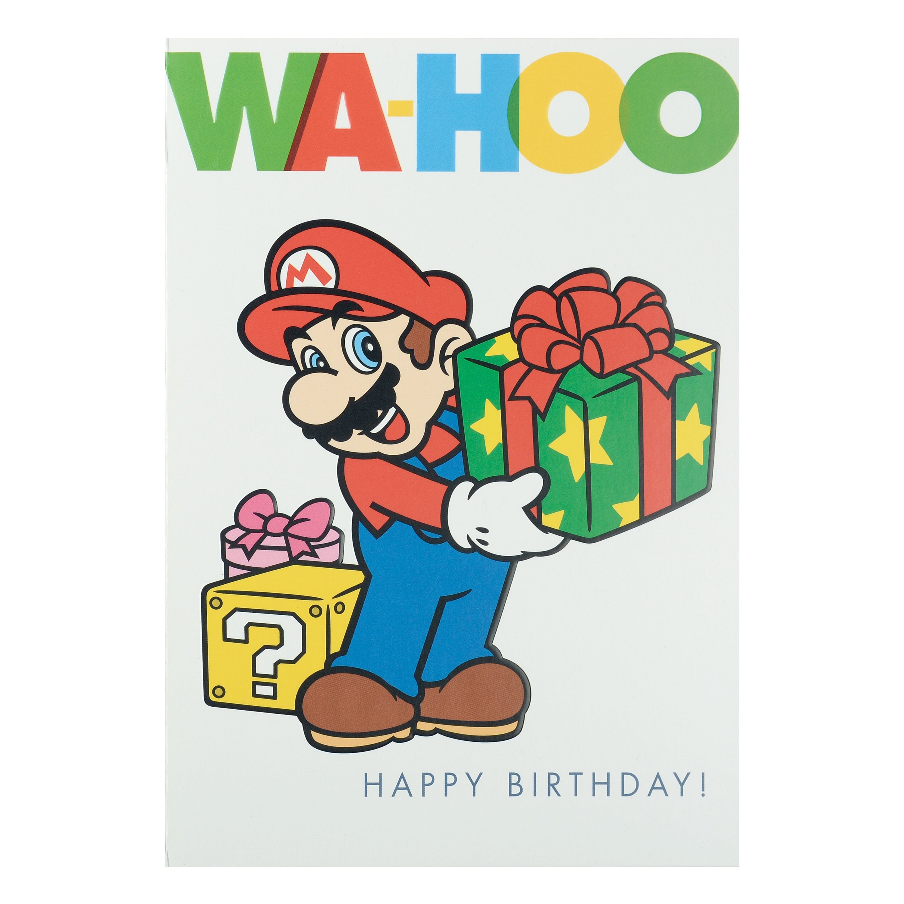 Mario Printable Birthday Cards Super Mario Birthday Card Payhip
