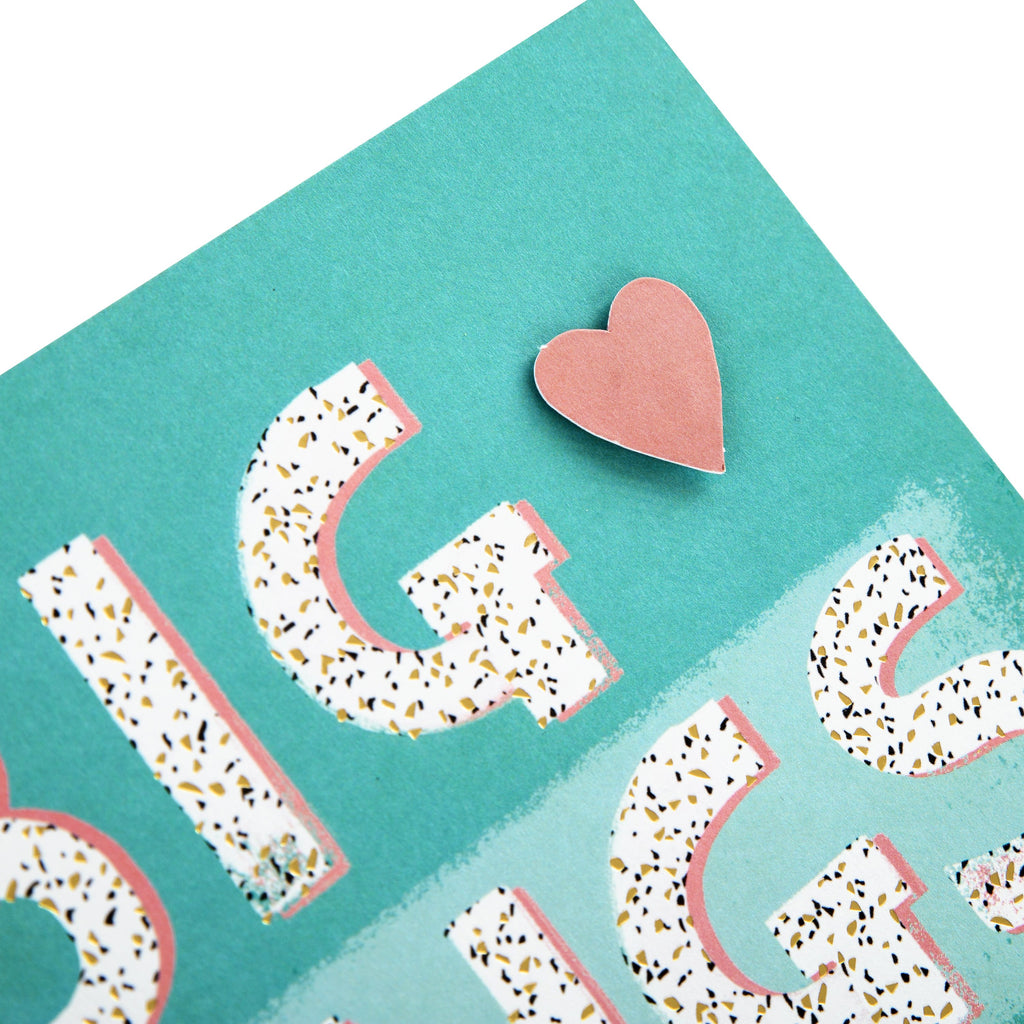 General Love/Support Card - Contemporary Text Based Design
