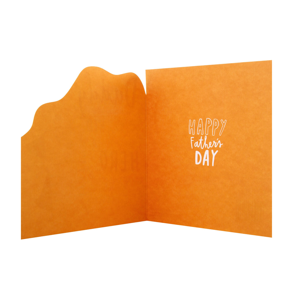 Father's Day Card for Daddy from Little Boy - Quirky Illustrated Design