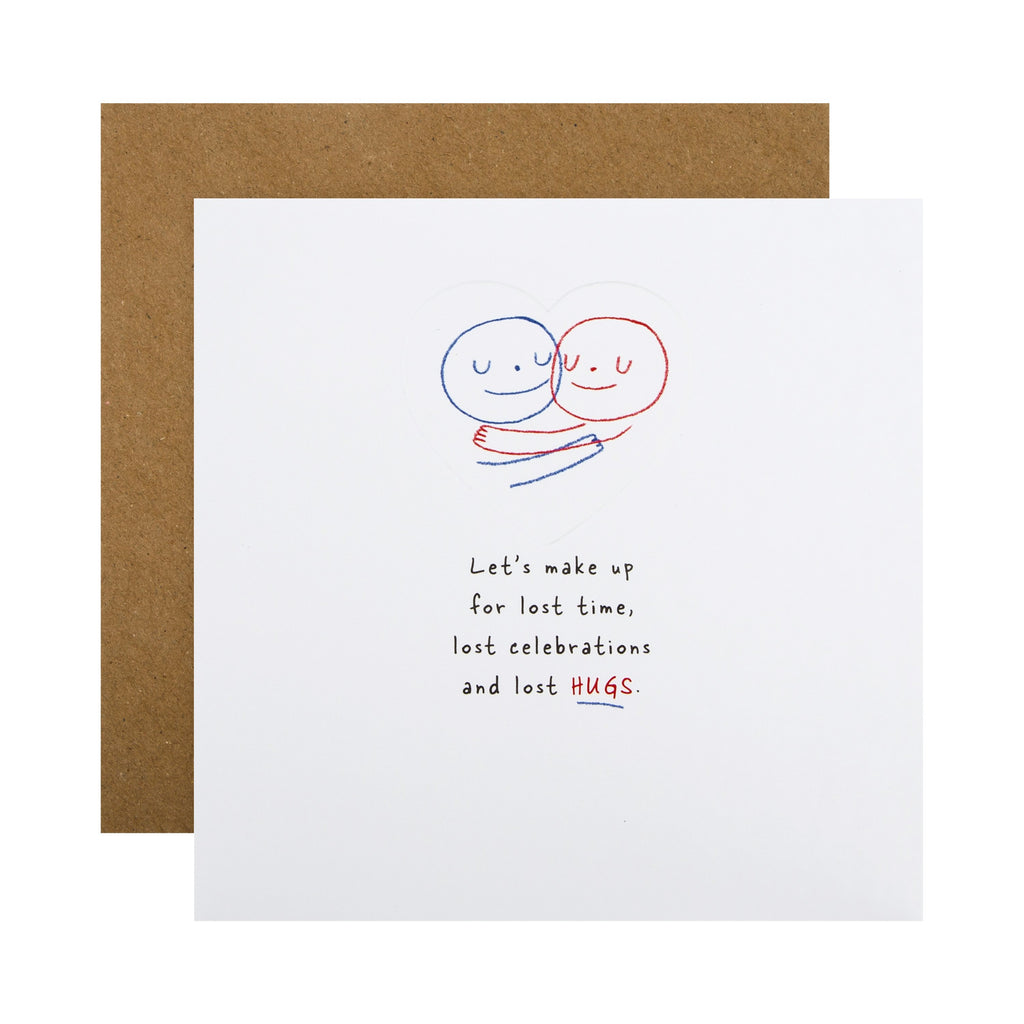 General Love/Friendship/Support Card - Cute Illustrated Lockdown Inspired Design