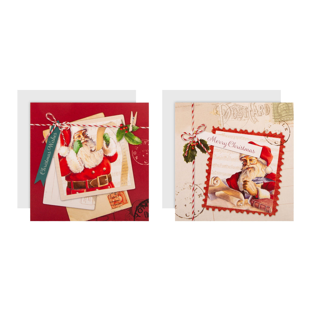 Simply for You' Boxed Christmas Cards - Pack of 20 Cards in 2 Illustrated Designs