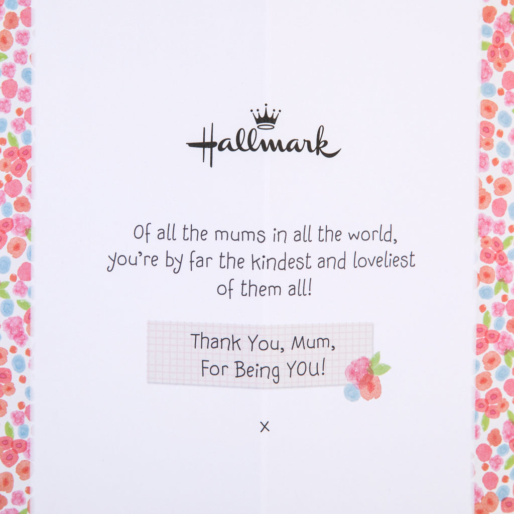 Birthday Card for Mum - 3D Forever Friends Heart Design