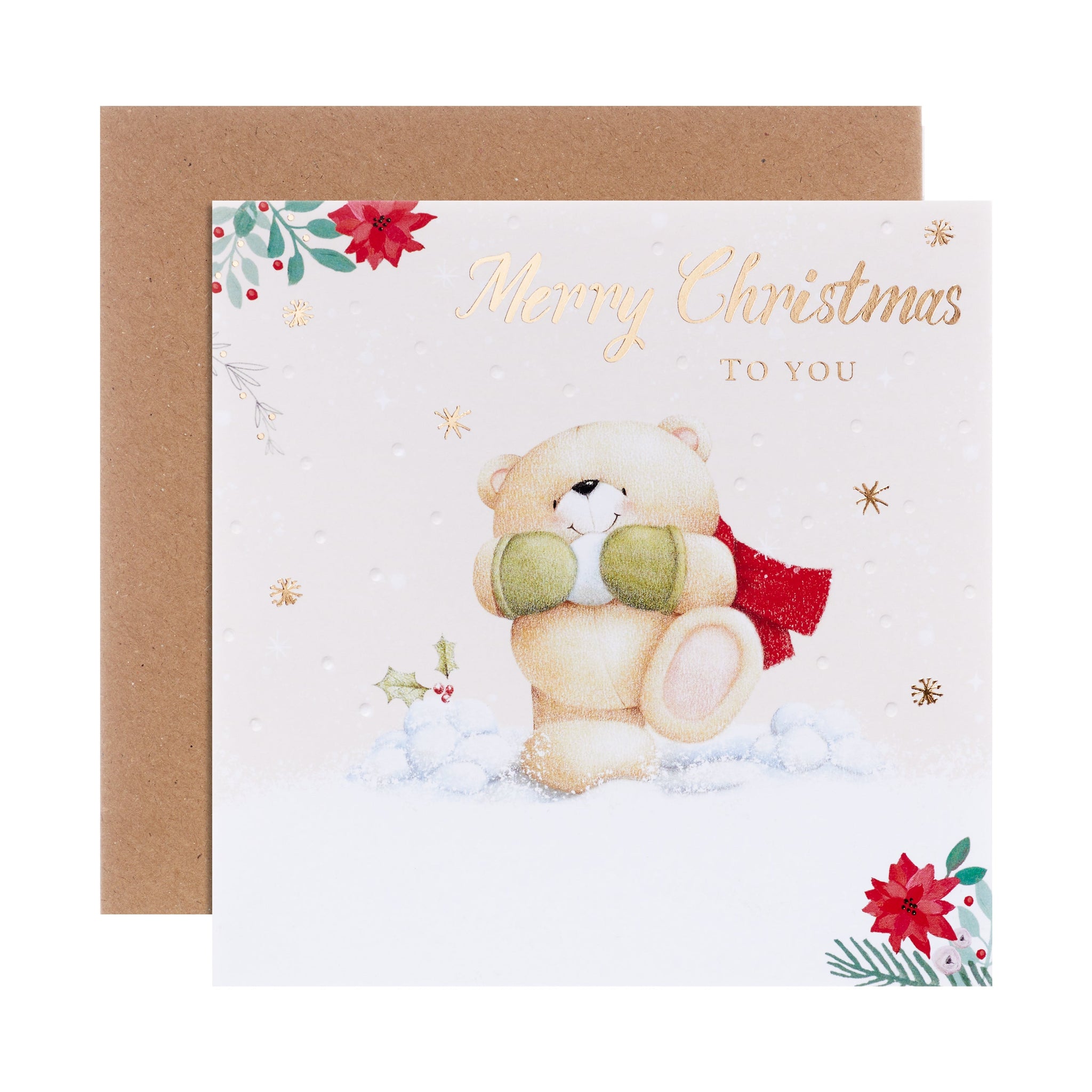Hallmark Biglietto di Natale per fidanzata, con scritta Cute Forever Friends with Hearts (lingua italiana non garantita Hallmark Biglietto di Natale per fidanzata, con scritta Cute Forever Friends with Hearts (lingua italiana non garantita