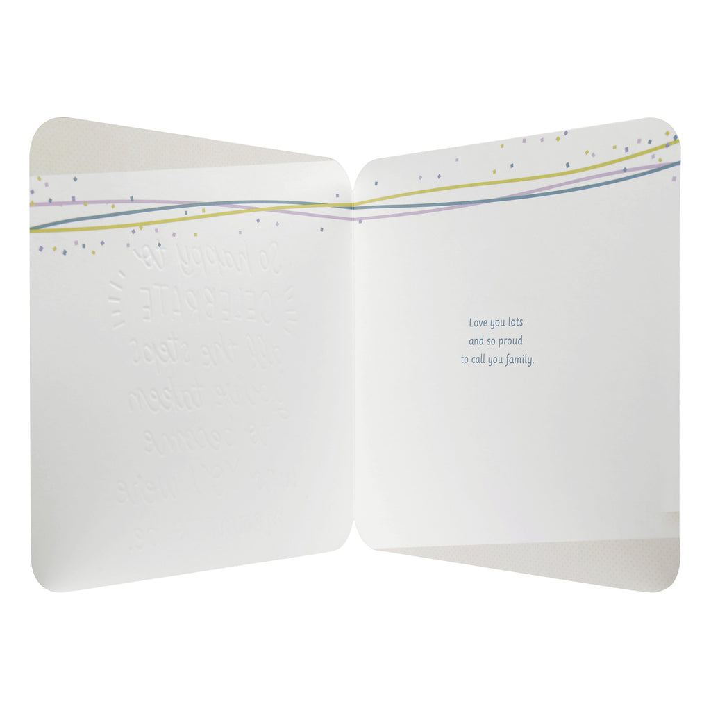 Sibling Support and Affirmation Card - Contemporary Text Based Design