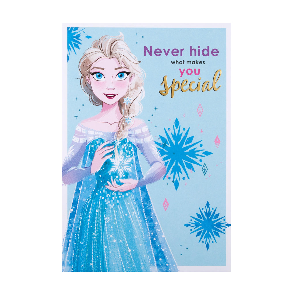 Encouragement Card - Disney Frozen 2 Elsa Design