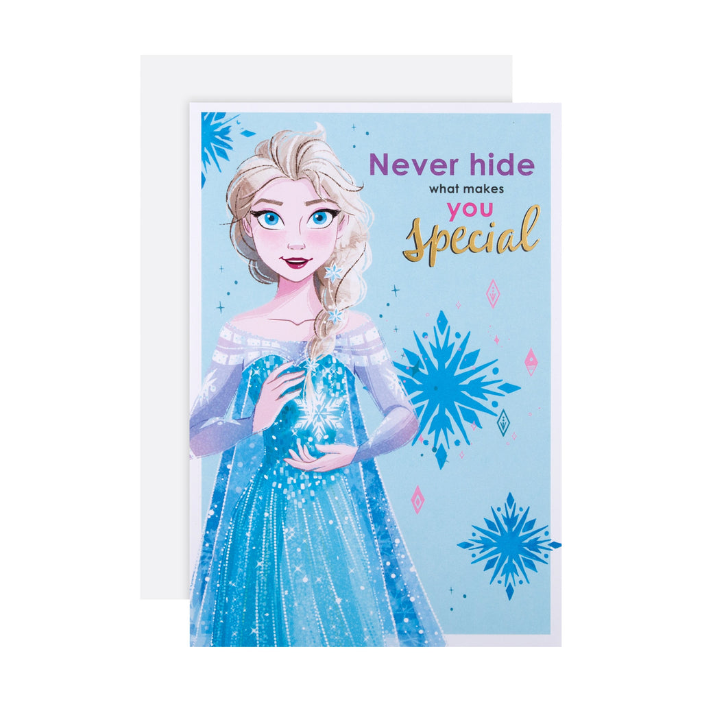 Encouragement Card - Disney Frozen 2 Elsa Design
