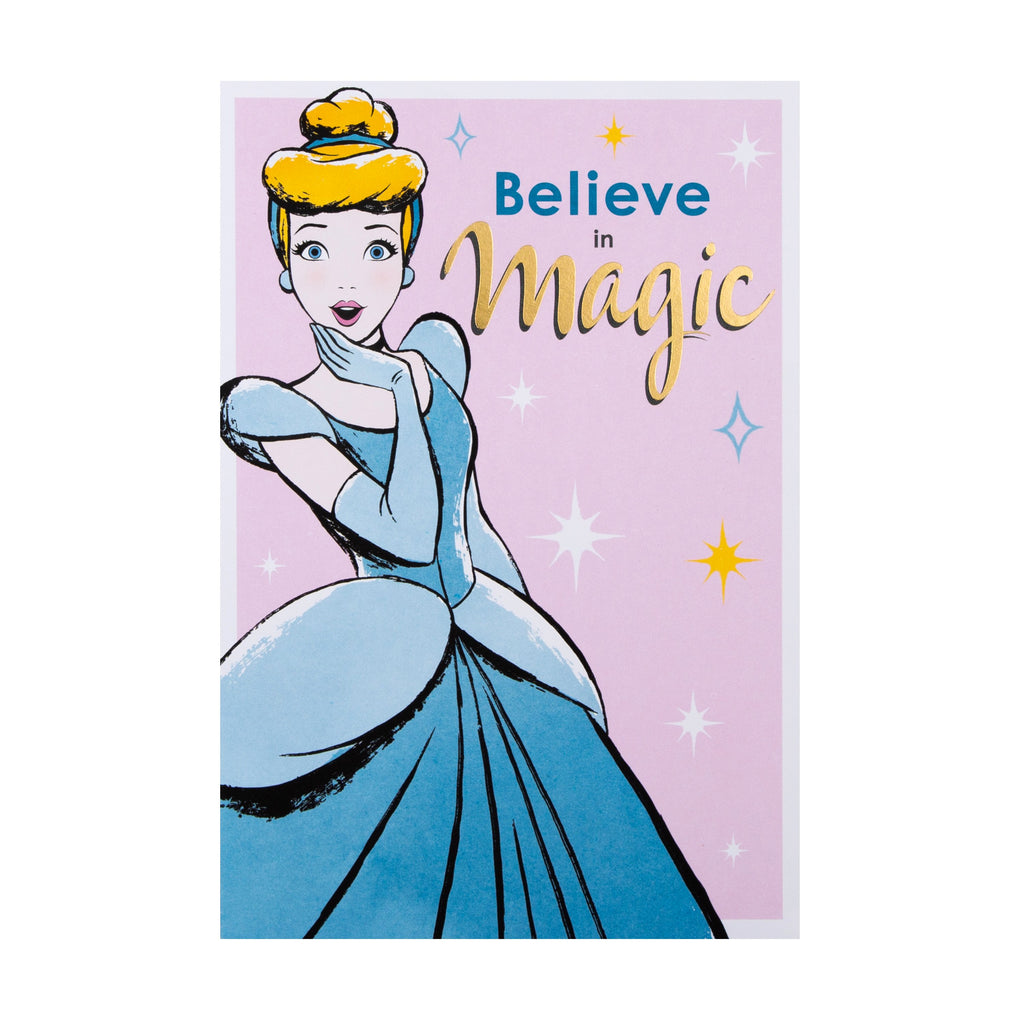 Encouragement Card -  Disney Princess Cinderella Design