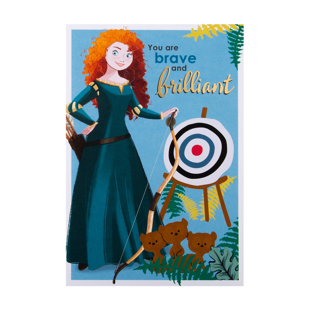 Encouragement Card - Disney Princess Merida Design