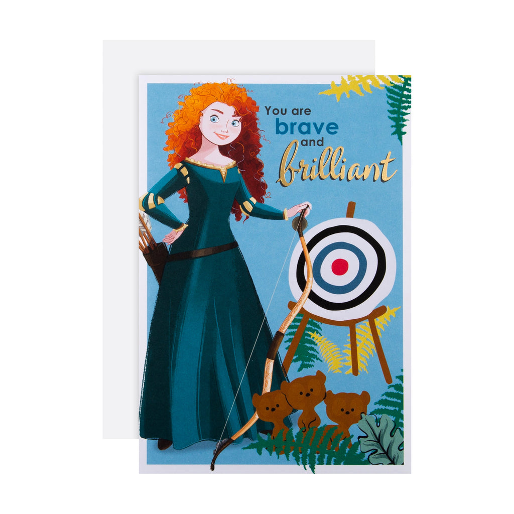 Encouragement Card - Disney Princess Merida Design