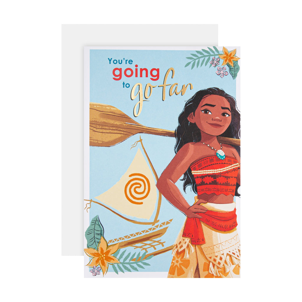 Encouragement Card - Disney Princess Moana Design