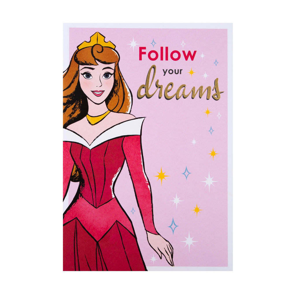 Encouragement Card - Disney Princess Aurora Design