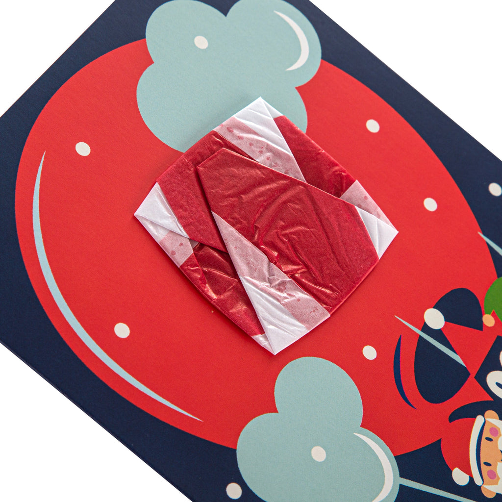 Christmas Card - Inflatable Hot Air Balloon Design