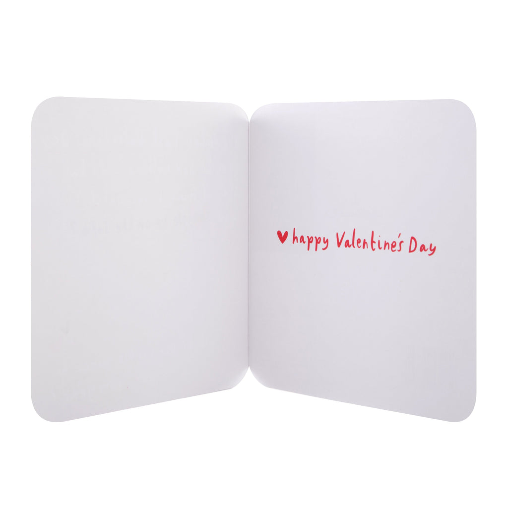General Valentine's Day Card - Funny Staying In Design with Gold Foil