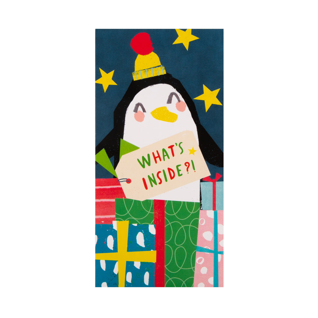Christmas Money Wallet Pack - 4 Cards in 2 Fun Kids' Designs